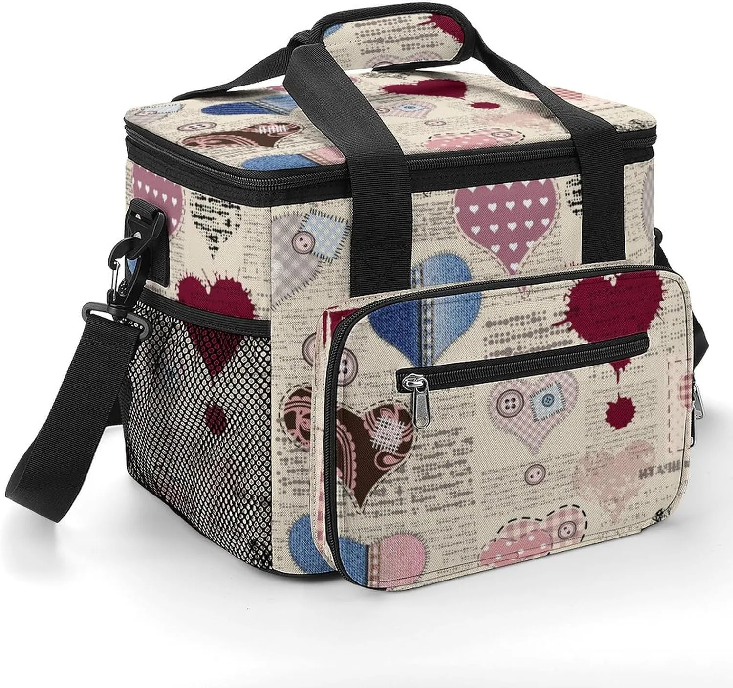 22.5L Waterproof Soft Cooler BagInsulated Lunch Box for Camping Fishing Beach Road Trips