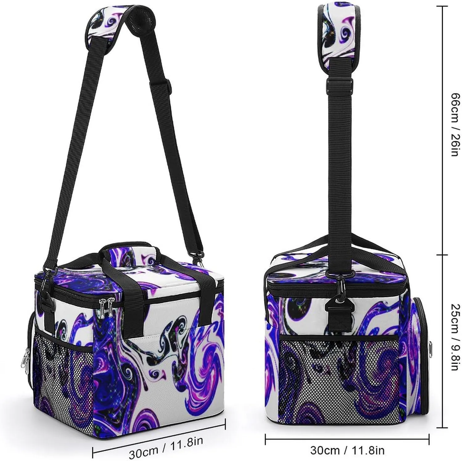 22.5L Waterproof Soft Cooler BagInsulated Lunch Box for Camping Fishing Beach Road Trips