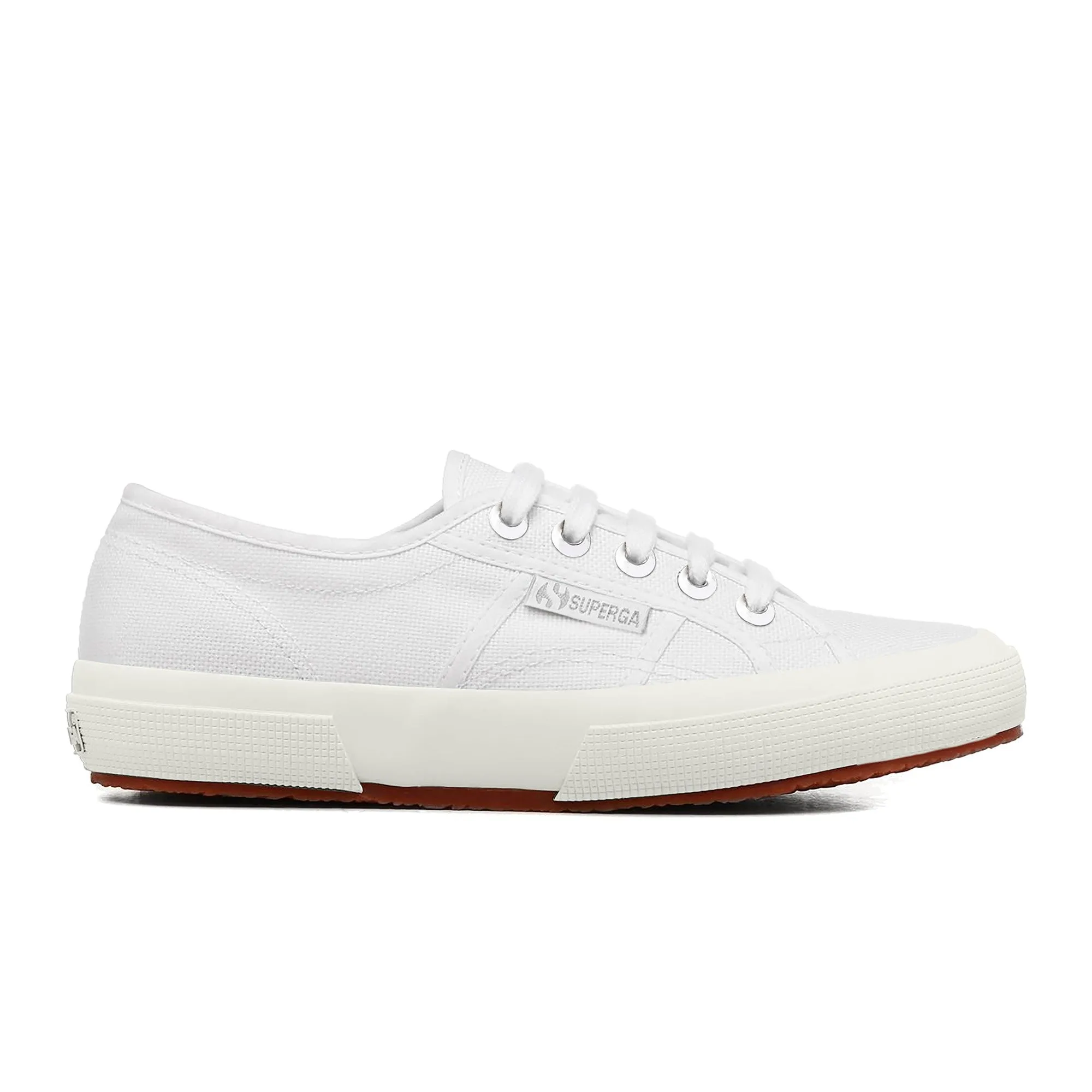 2750 Big Flat Eyelets - White Silver Avorio