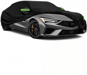 5-Layer All-Weather Waterproof Light-Weight Car Cover for Acura RL.Full Car Cover Outdoor Waterproof Sun Rain Snow Hail Protection,with a Free Storage Bag (Black 2005-2008)