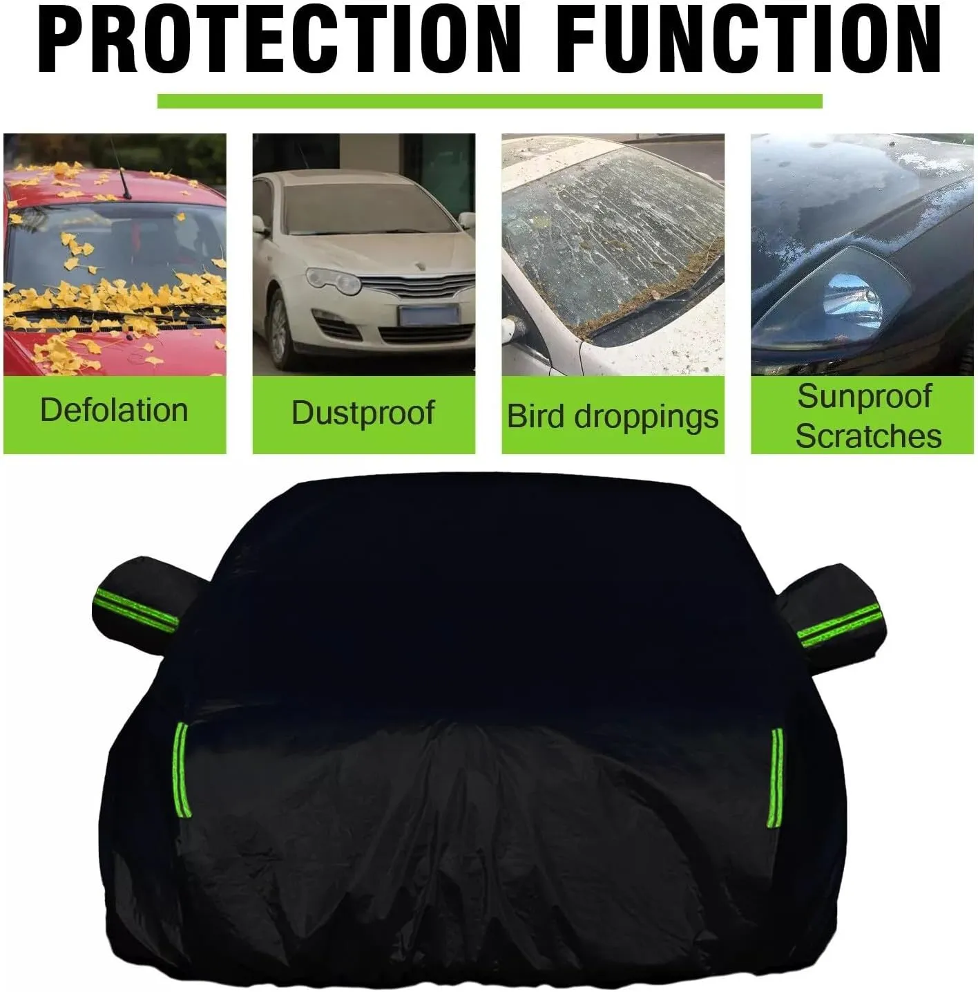5-Layer All-Weather Waterproof Light-Weight Car Cover for Acura RL.Full Car Cover Outdoor Waterproof Sun Rain Snow Hail Protection,with a Free Storage Bag (Black 2005-2008)