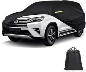 5-Layer All-Weather Waterproof Light-Weight Car Cover for Toyota Crown Signia 2025.Full Car Cover Outdoor Waterproof Sun Rain Snow Hail Protection,with a Free Storage Bag (Black)