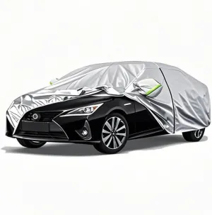 5-Layer All-Weather Waterproof Light-Weight Car Cover for Toyota GR86 2022-2025.Full Car Cover Outdoor Waterproof Sun Rain Snow Hail Protection,with a Free Storage Bag (Silver)