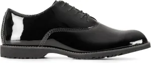 5.11 Tactical Men's Hi-Gloss Duty Oxford Uniform Shoes - High-Shine Leather, Vibram Outsole - Premium Military Dress Footwear, Style 12468