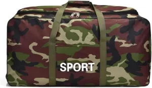 600D Camouflage Luggage Moving Big Bag Thick Waterproof Oxford Cloth Moving Artifact Large Storage Men's Travel Bags Duffle Bag(Camouflage)