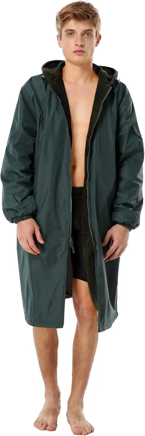 Adoretex Unisex Swim Parka Water Resistant Warm Coat Water Sports Swim Parka for Adult & Kids