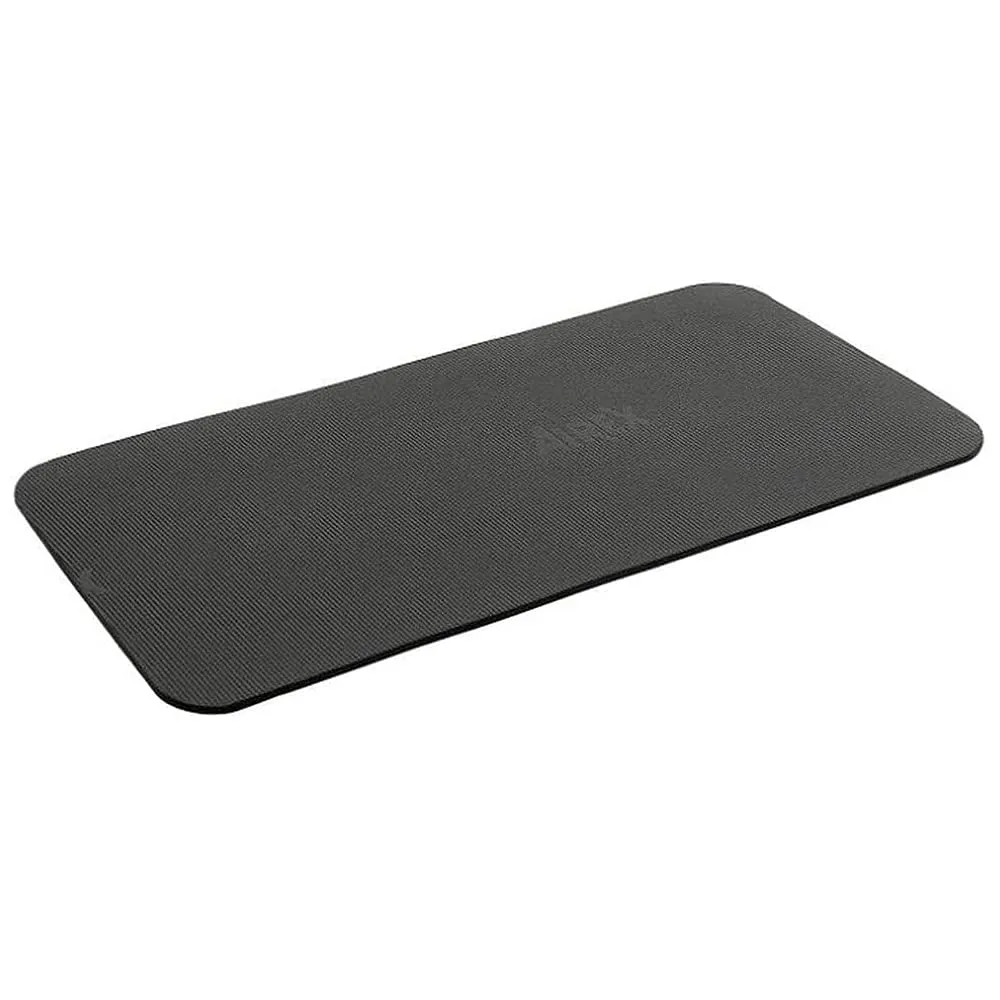 AIREX Fitline 100 Premium Exercise Mat - Home Workout Mat for Rehabilitation, Strength Training, Water Aerobics, Exercise, Fitness, Home Workouts 39" x 20", Charcoal, Without Hanging Grommets