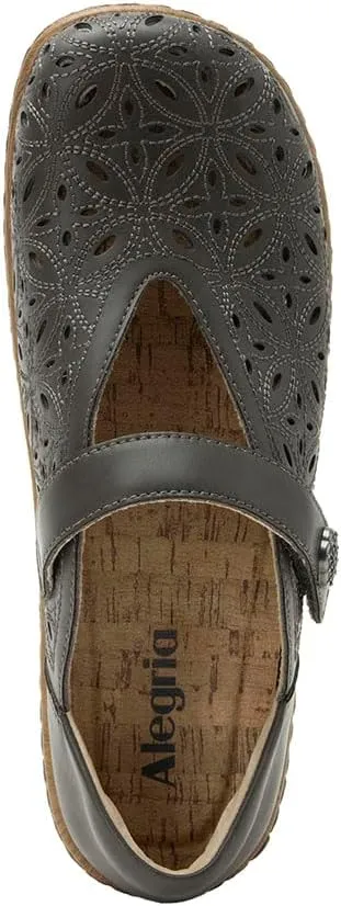 Alegria Women's Opheliah Comfort Shoes V-Cut Leather Mary Jane