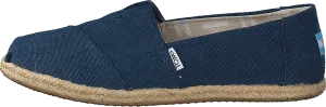 Alpargata Navy Washed Canvas Rope Sole