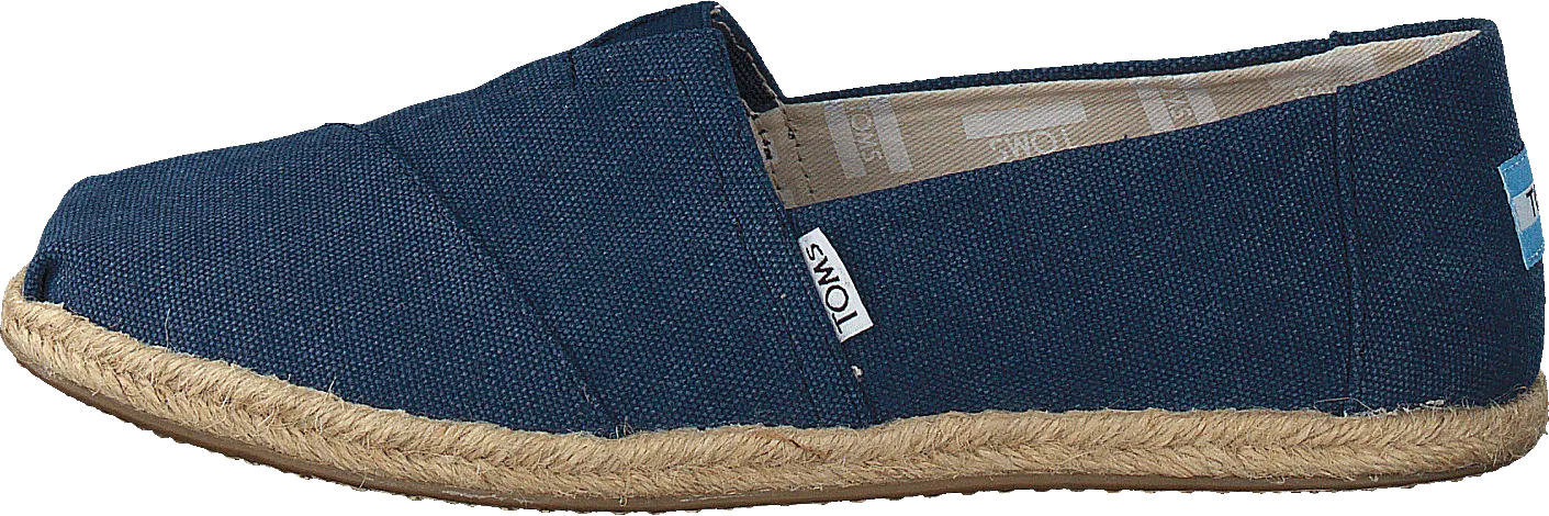 Alpargata Navy Washed Canvas Rope Sole