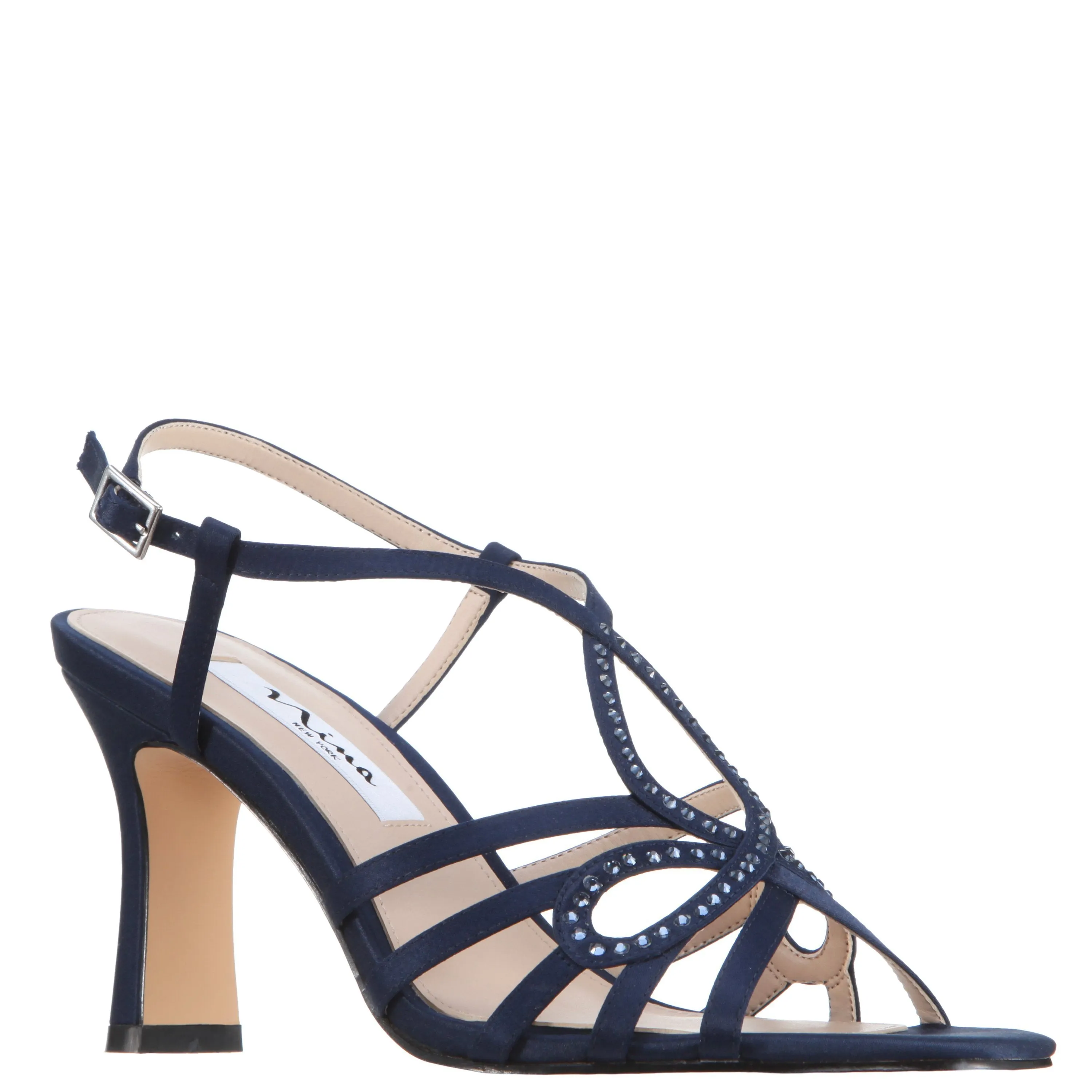 AMABEL-NEW NAVY SATIN