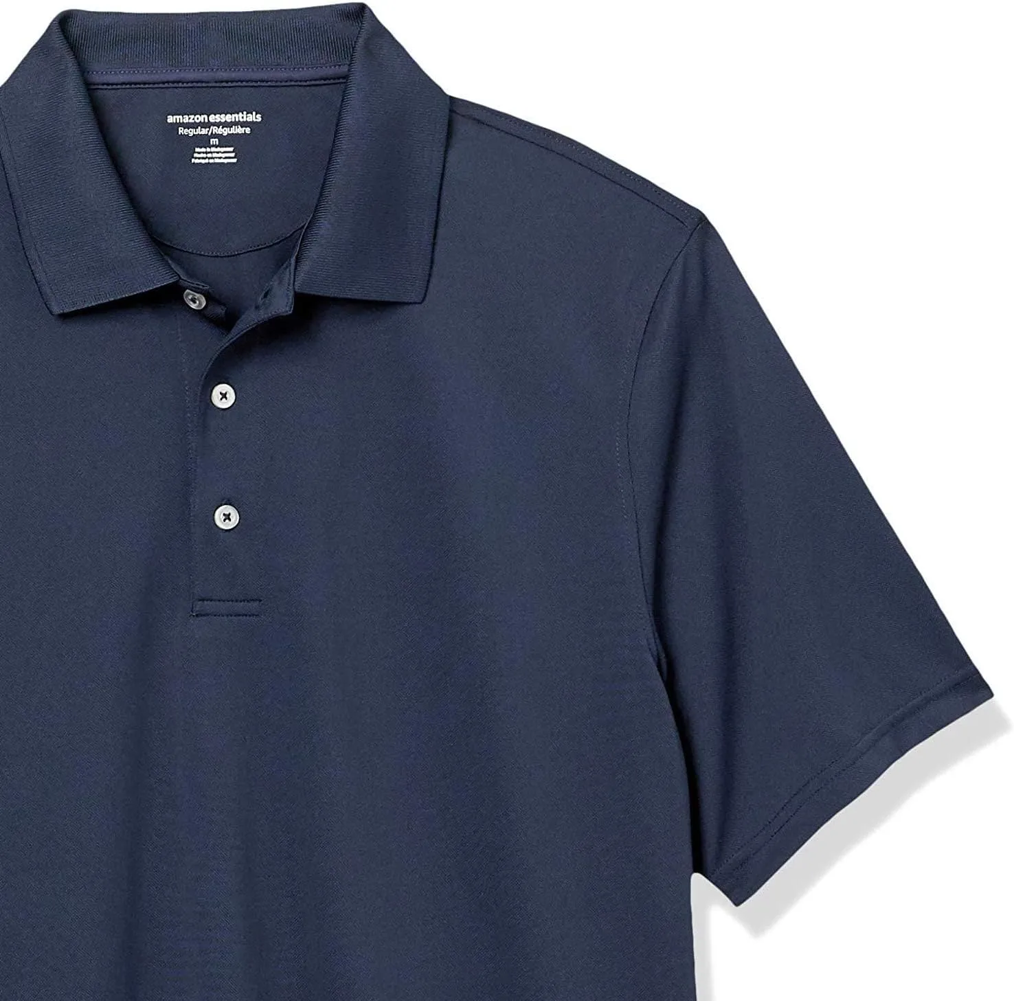 Amazon Essentials Men's Golf Polo Shirt, Quick Dry, Short Sleeve