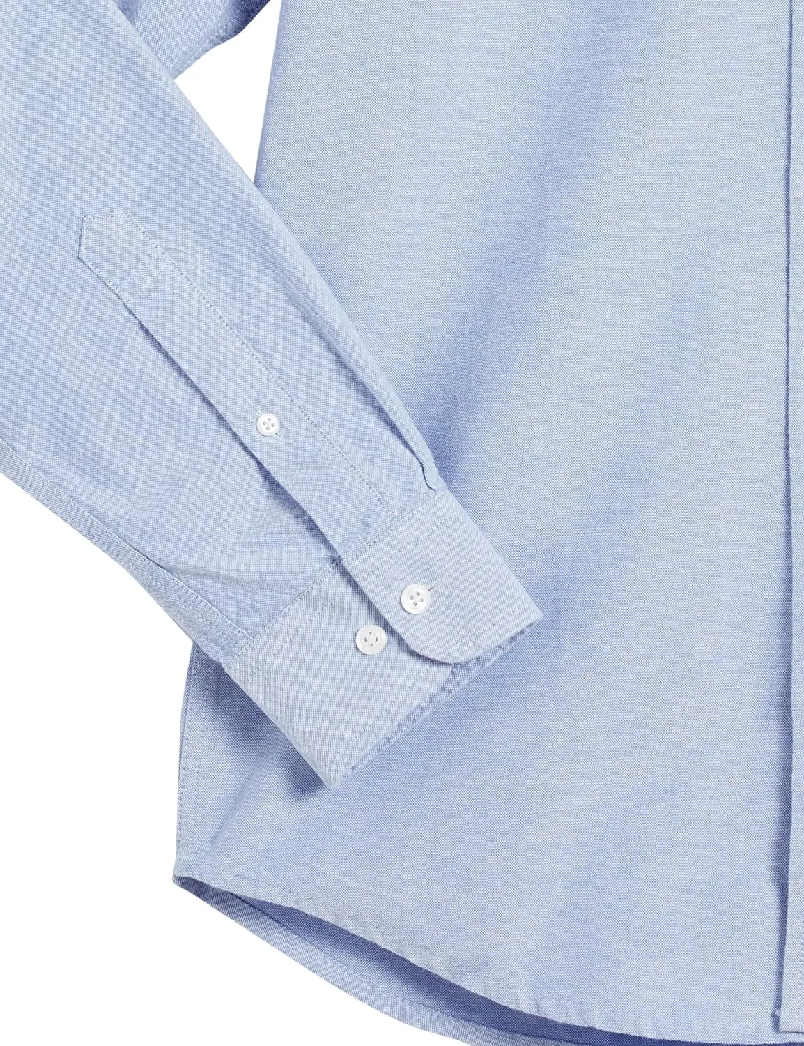 Amazon Essentials Men's Long-Sleeve Regular-Fit Stretch Oxford Shirt (Available in Big & Tall)