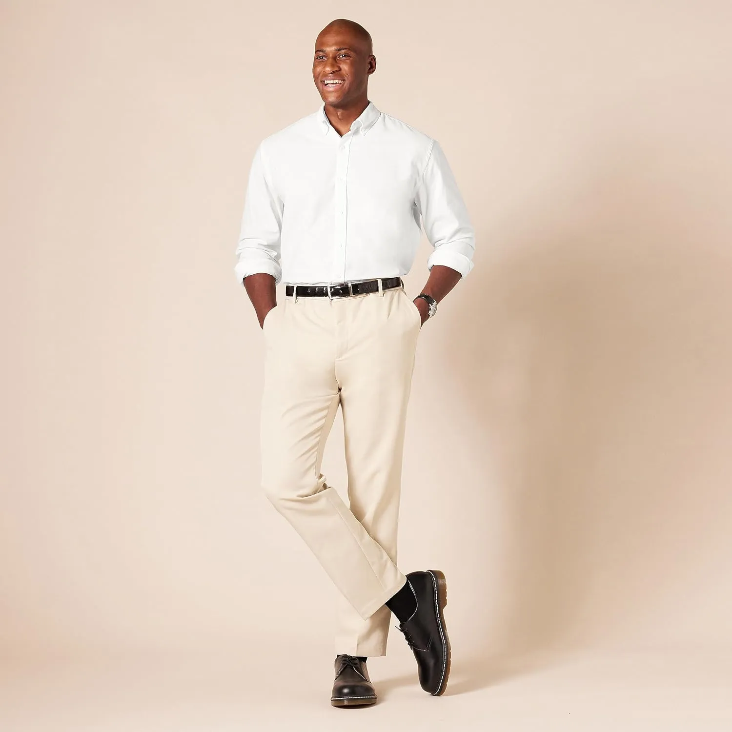 Amazon Essentials Men's Regular-Fit Long Sleeve Oxford Shirt