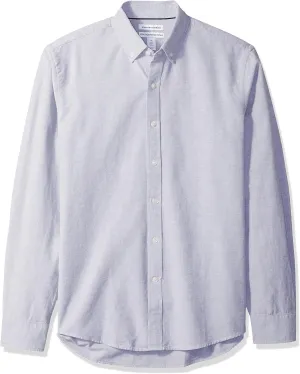 Amazon Essentials Men's Slim-Fit Long-Sleeve Oxford Shirt