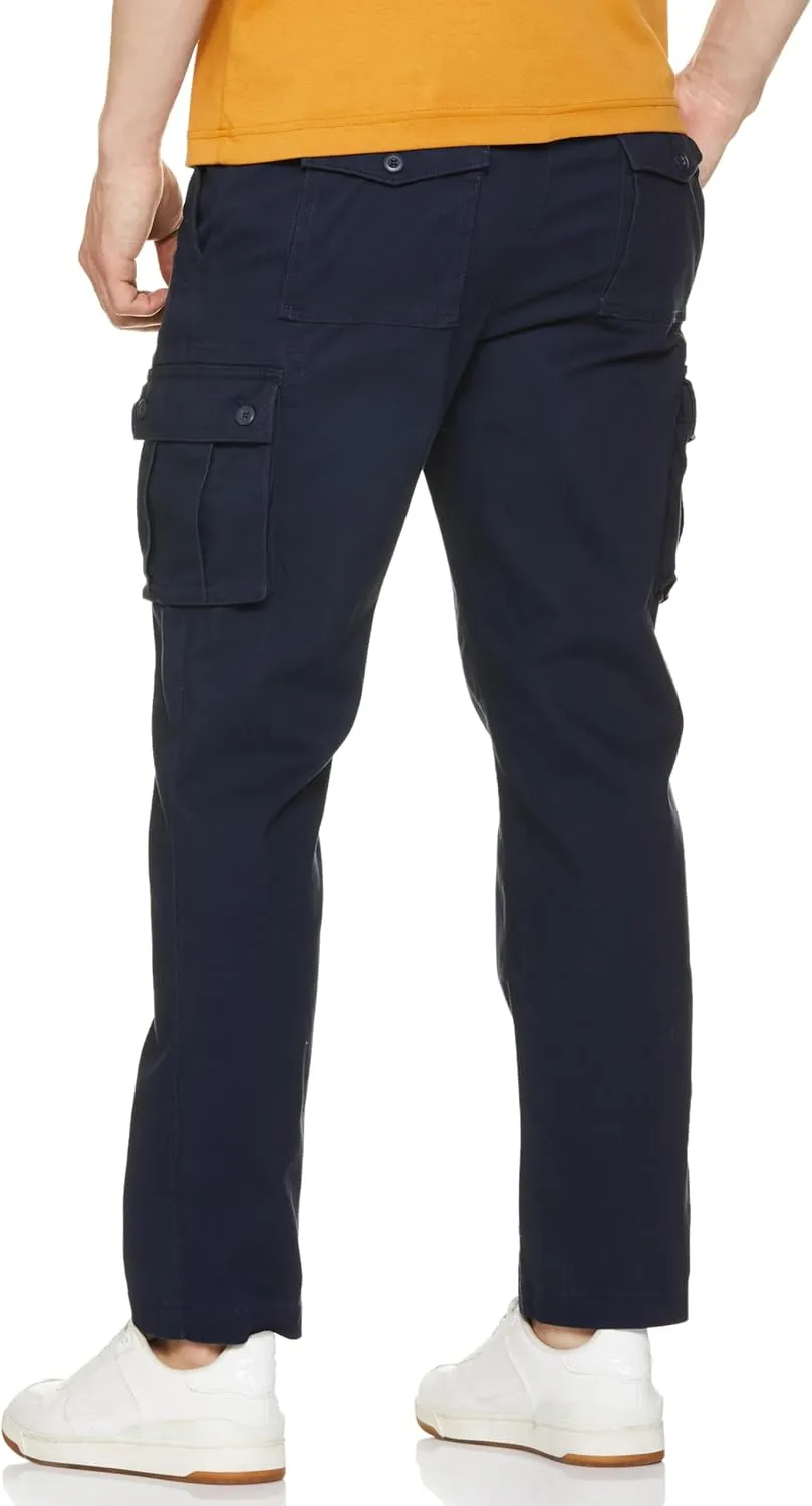 Amazon Essentials Men's Straight-Fit Stretch Cargo Pant (Available in Big & Tall)
