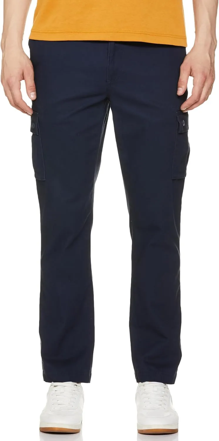 Amazon Essentials Men's Straight-Fit Stretch Cargo Pant (Available in Big & Tall)