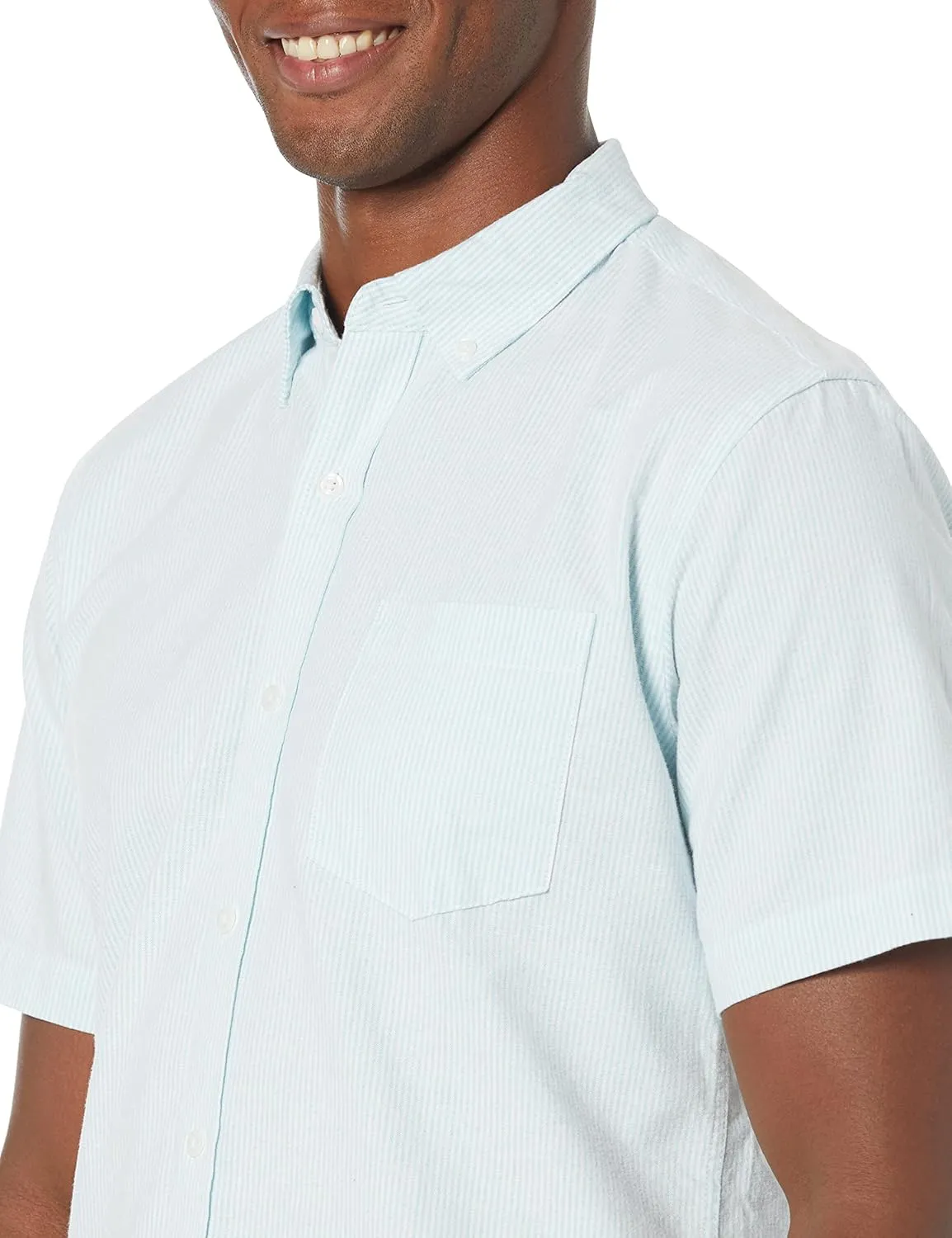 Amazon Essentials Oxford Shirts for Men - Regular-Fit, Short-Sleeve