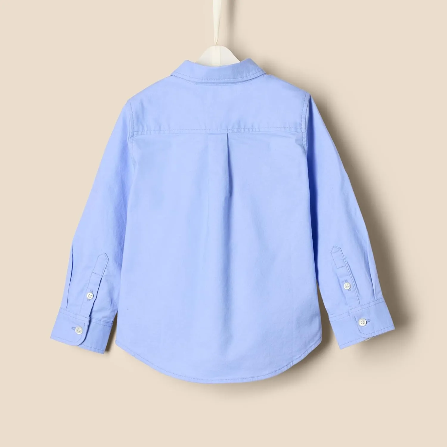 Amazon Essentials x Sofia Grainge Toddlers and Baby Boys' Stretch Oxford Collar Shirt