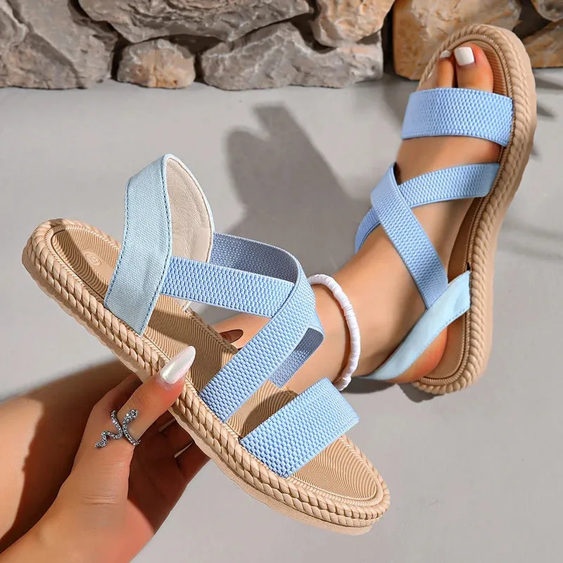 AMORA STRETCH SANDALS