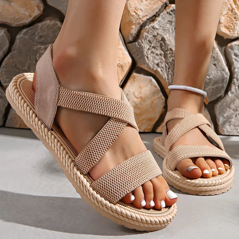 AMORA STRETCH SANDALS