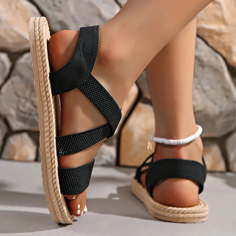 AMORA STRETCH SANDALS