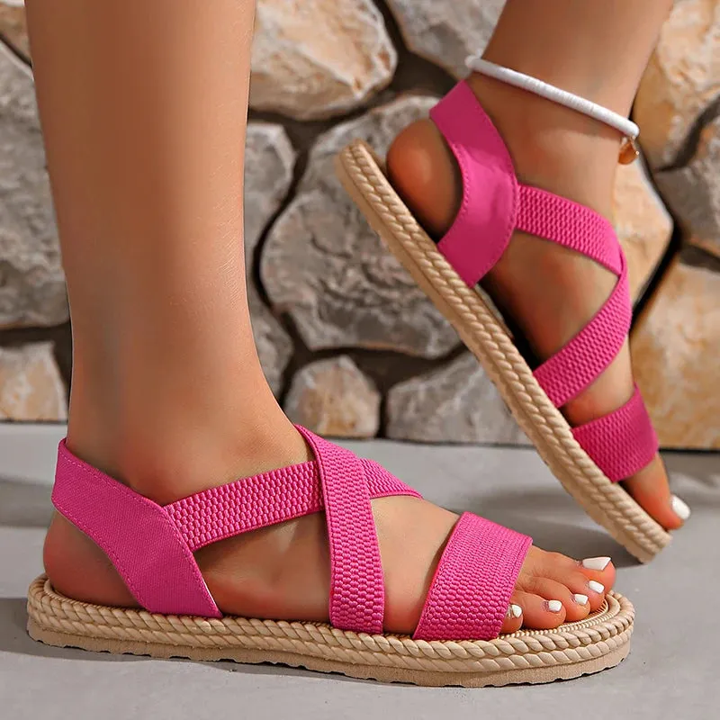 AMORA STRETCH SANDALS