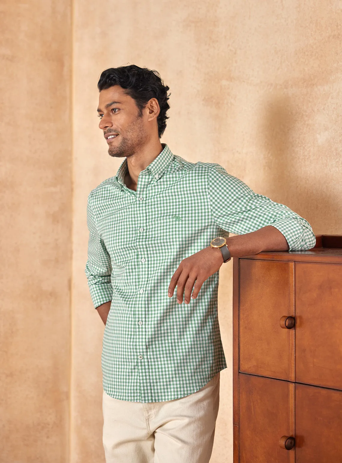 Amulet Green Check Shirt