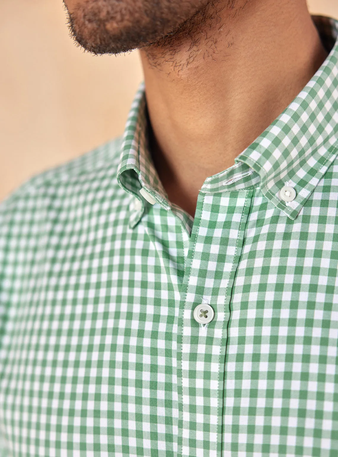 Amulet Green Check Shirt