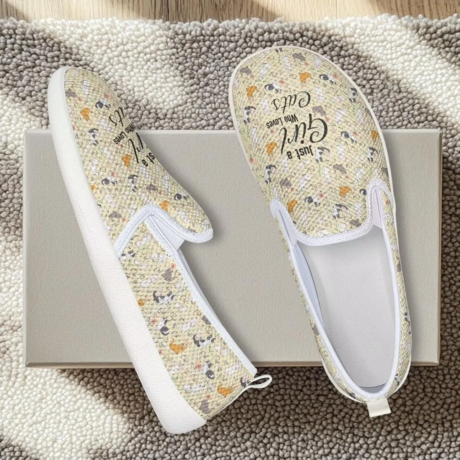 Animal Print Running Shoes | Flats for Women | Tennis Shoes | Slip Resistant Work Shoes