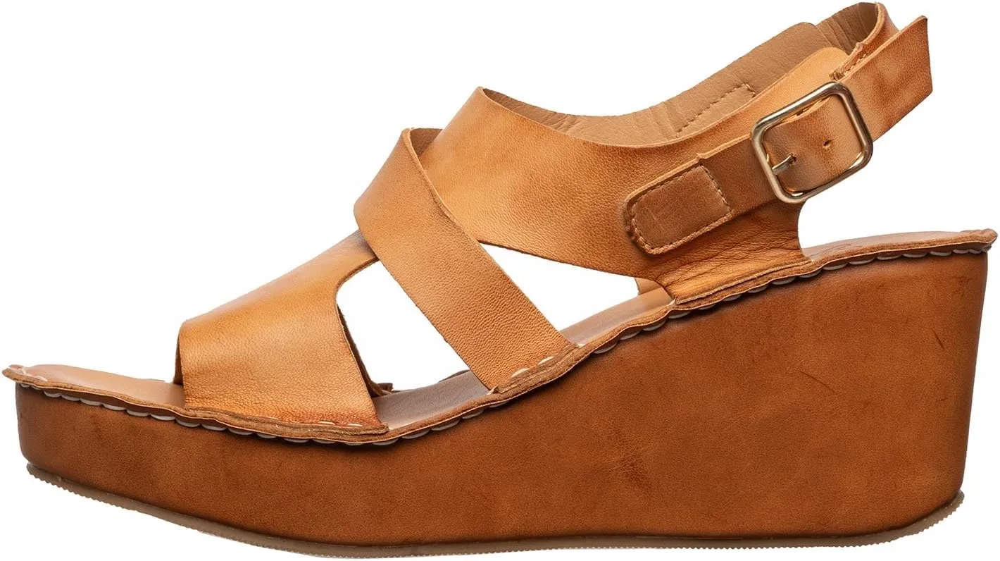 Antelope Women's Wallis Leather Wedge Sandals