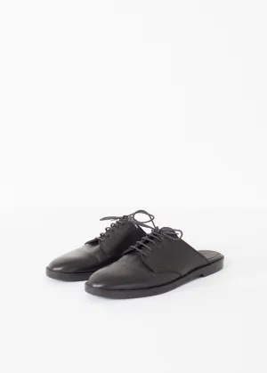 Backless Oxford Attractive in Refined Black