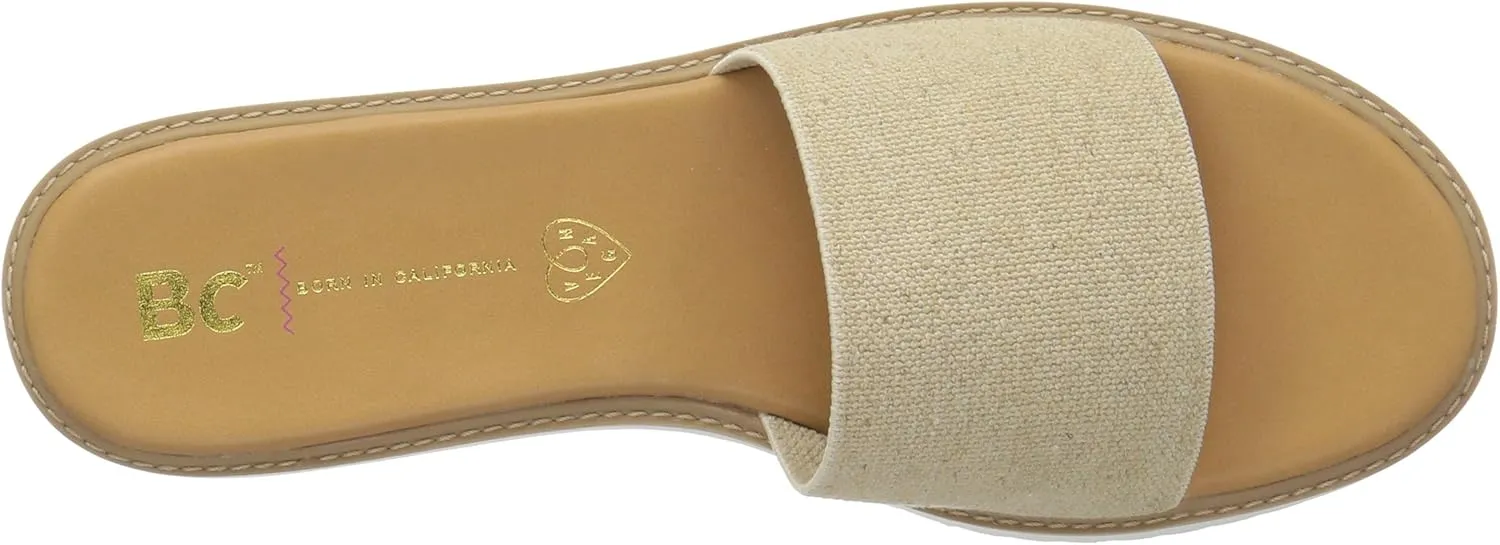 BC Footwear Women's Cotton Candy Low Top Canvas Sandal