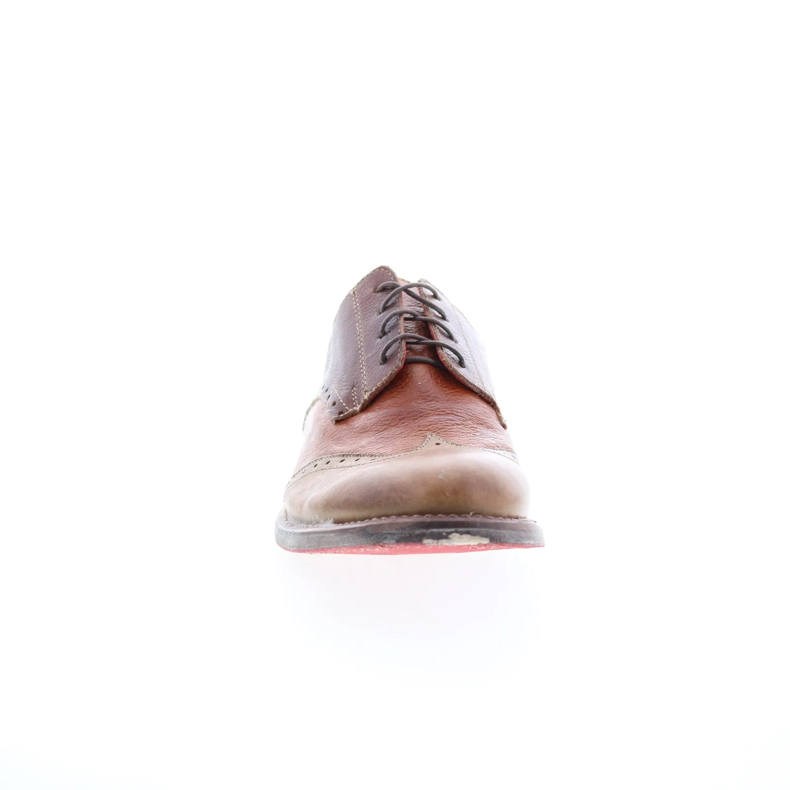 Bed Stu Matilda F346012 Womens Brown Leather Lace Up Mule Flats Shoes