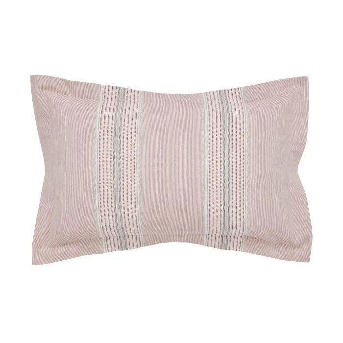 Bedeck Of Belfast Kala Oxford Pillowcase, Coral