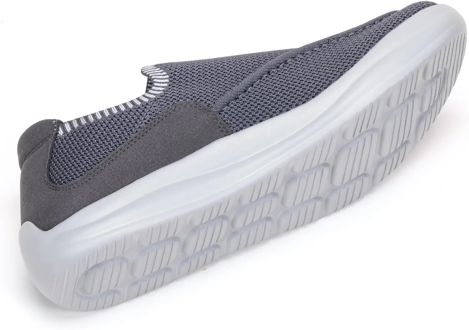 BEJINASH Men’s Slip-on Walking Shoes, Lightweight Breathable Go Walk Shoes with Arch Support,Comfortable Casual Loafers Shoes