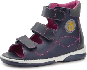 Betti Corrective Orthopedic High-Top AFO-Like Microfiber Sandal