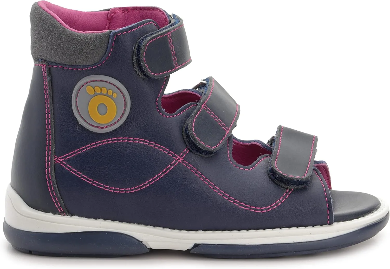 Betti Corrective Orthopedic High-Top AFO-Like Microfiber Sandal
