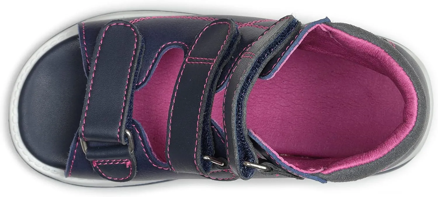 Betti Corrective Orthopedic High-Top AFO-Like Microfiber Sandal