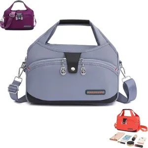 Blaciokamith Soft Side Lightweight Underseat Tote Bag, Oxford Cloth Shoulder Bags, Carry on Small Duffel Bag