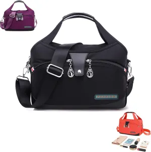 Blaciokamith Soft Side Lightweight Underseat Tote Bag, Oxford Cloth Shoulder Bags, Carry on Small Duffel Bag