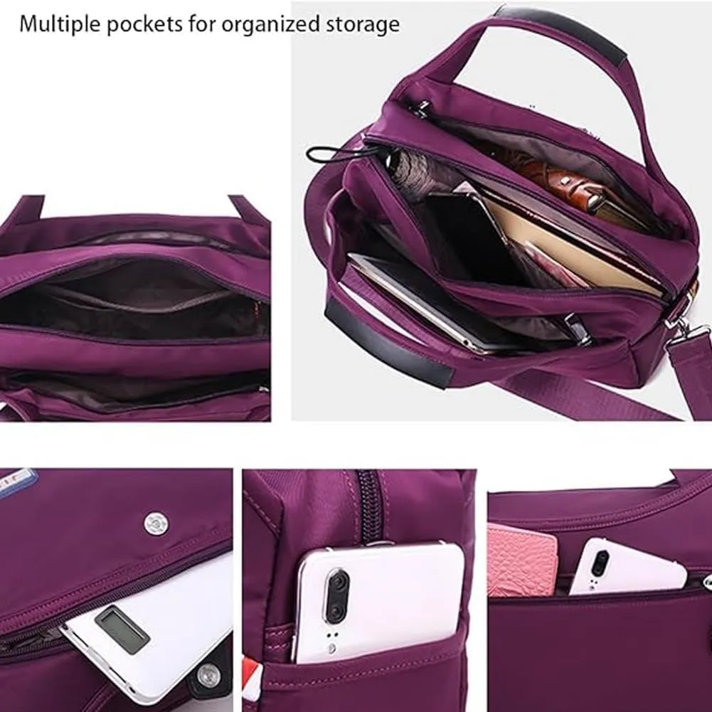 Blaciokamith Soft Side Lightweight Underseat Tote Bag, Simple Waterproof Multi-pocket Lightweight Underseat Tote Bag
