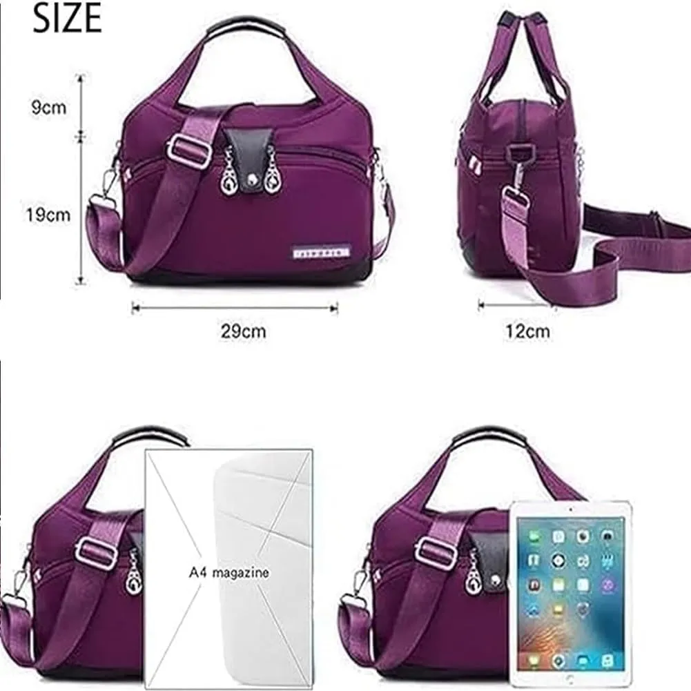 Blaciokamith Soft Side Lightweight Underseat Tote Bag, Simple Waterproof Multi-pocket Lightweight Underseat Tote Bag