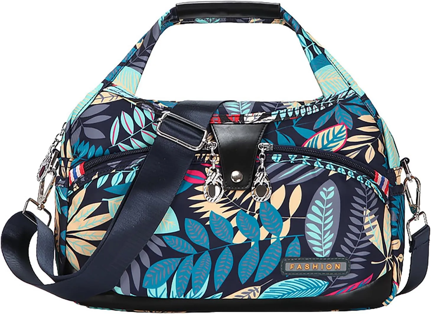 Blaciokamith Tote Bag, Soft Side Lightweight Underseat Tote Bag, Fashionable Simple Messenger Bag for Womens