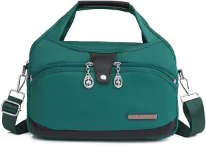 Blaciokamith Tote Bag, Soft Side Lightweight Underseat Tote Bag, Multi-pocket Waterproof Handbag Crossbody