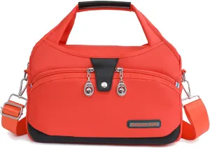 Blaciokamith Tote Bag, Soft Side Lightweight Underseat Tote Bag, Multi-pocket Waterproof Handbag Crossbody