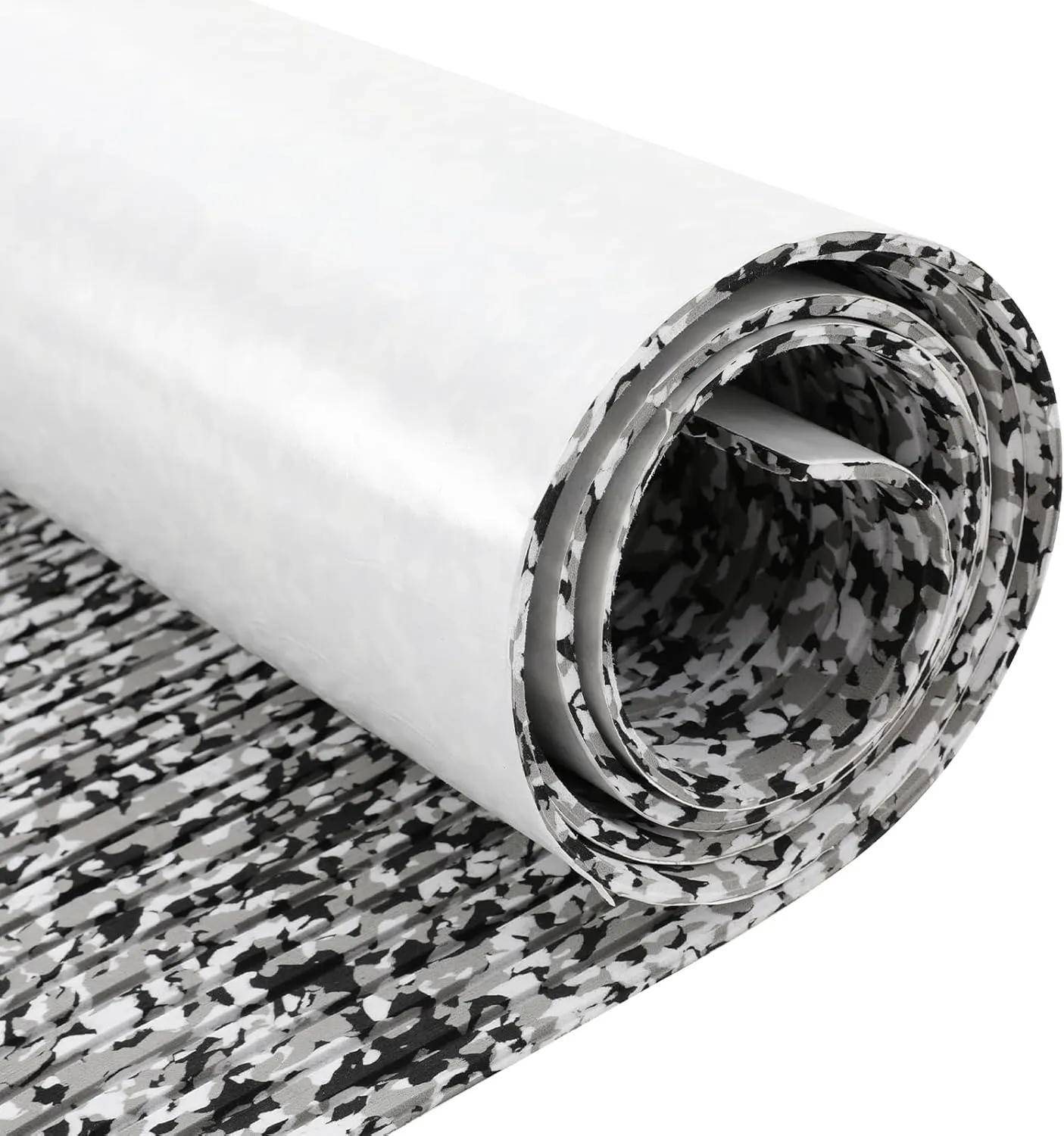 Boat Mats for Floor, 94.5” x 35.4” EVA Foam Self-Adhesive Boat Carpet,Non-Slip Camo Marine Carpet for Boats Cuttable Marine Boat Deck Flooring for Kayak Deck Boat Yacht Flooring Motorboat,Grey