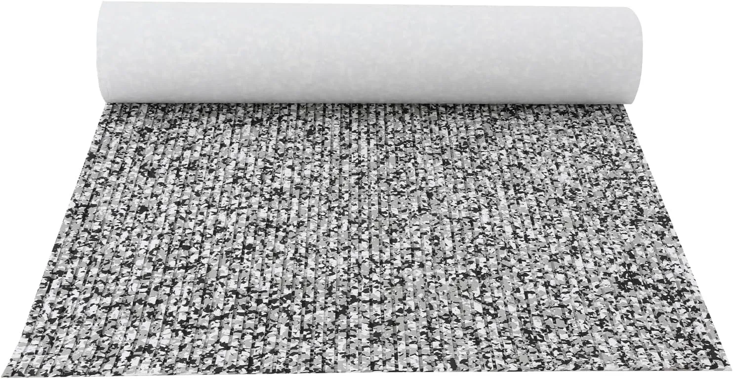 Boat Mats for Floor, 94.5” x 35.4” EVA Foam Self-Adhesive Boat Carpet,Non-Slip Camo Marine Carpet for Boats Cuttable Marine Boat Deck Flooring for Kayak Deck Boat Yacht Flooring Motorboat,Grey