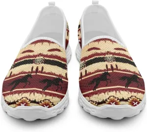 Boho Embroidered Flats Shoes for Women Y2K Dressy Walking Shoes Slip on Low Wedge Ballet Flats Work Nurse Loafers