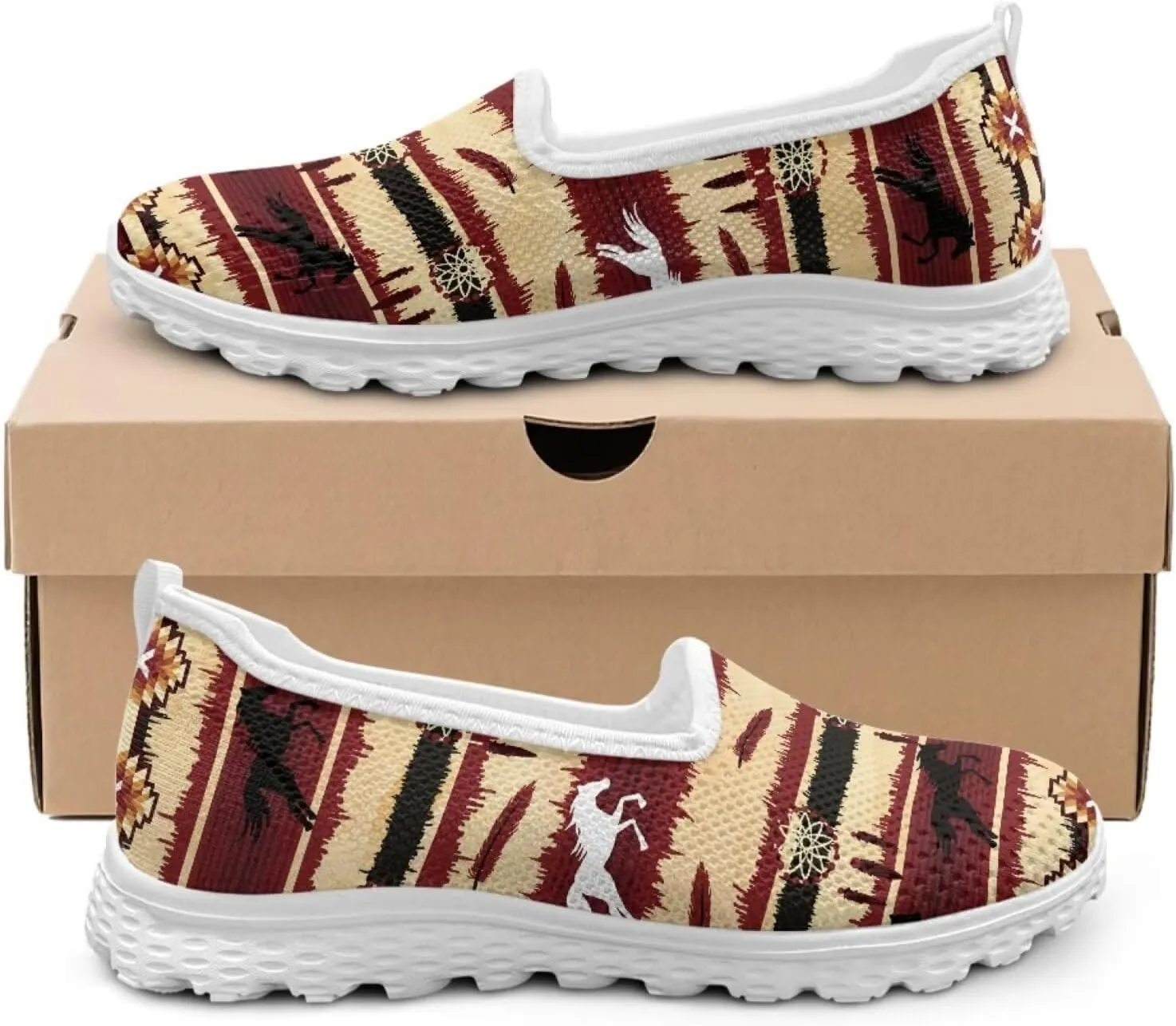 Boho Embroidered Flats Shoes for Women Y2K Dressy Walking Shoes Slip on Low Wedge Ballet Flats Work Nurse Loafers